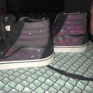 Galaxy high top vans